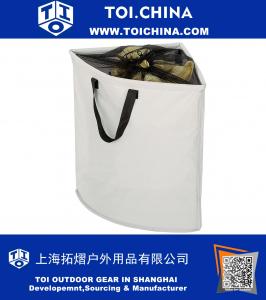 Çamaşır toplayıcı taşı - çamaşır sepeti 19.81 galon kapasitesi, poliester, 21.7 x 23.6 x 15.7 inç, bej