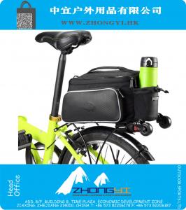 10L Seyahat Bisiklet Bisiklet Bisiklet Arka Raf Koltuk Çanta Deri Çanta Açık