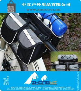 Cycling Bike Bicycle Handlebar Bar Basket Bag Pannier Frame Outdoor Top Front Tube Pouch Tool Pack Holder Sport Accessories