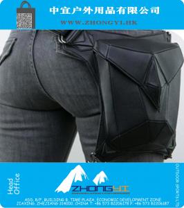 Bolsa de cuero de imitación de Steampunk bolso paquete de la cintura gótica de la vendimia para Piernas Bolsa