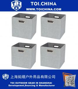 Cubos de almacenamiento plegable Bins cesta Organizador cajones de contenedores para el dormitorio, closet, juguetes, Servicio de lavandería