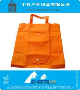Folding Shopping Bag, Made of Nonwoven Fabric
