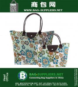 Folding tassen 2-delige Inklapbare Travel Tote Bag