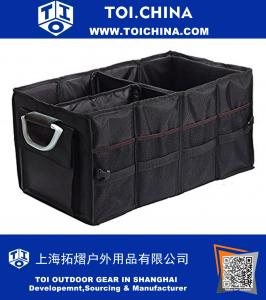 Folding Trunk Organizer Box, Durable Collapsible Cargo Storage Box