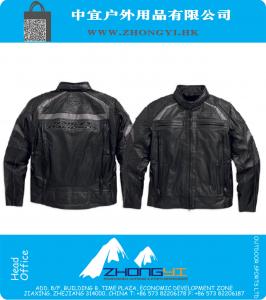 Harley-Davidson Medallion Reflective Leather Jacket