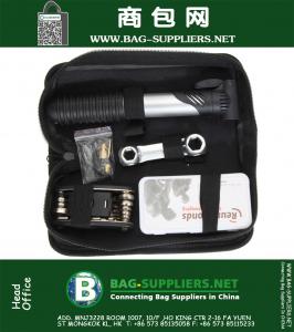 Hoge kwaliteit Multifunctionele Tool Bag vouwband Reparatie Multifunctionele Kit set met etui Pomp voor fiets fiets