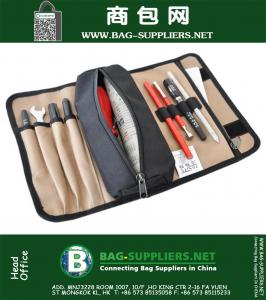 Alta bolsa de herramientas de reparación de piel Packaging Kit de mantenimiento de almacenamiento doméstico de buena calidad Bolsa de herramientas Llevar paquete portátil