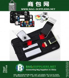 Início Organização Enrole caso capa Organizer Sistema Kit de Viagem PE saco de armazenamento Inserção Bags Electronic Gadgets