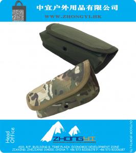 Jagd Tactical Airsoft Schießen Zubehör MOLLE Rund 12 Gauge Shells Shotgun Mag Magazintasche Tasche Werkzeug-Dump-Tropfen-Mag-Tasche