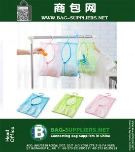 Kitchen Bathroom Clothesline Storage Dry Doll Pillow Shelf Mesh shower Bag Hook storage rack