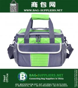 Большая мягкая сумка Cooler Изолированные Lunch Box Bag Picnic Cooler Tote с дозирующей крышкой