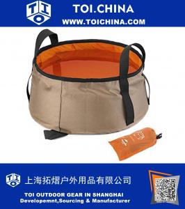 Lightweight Portable Outdoor Folding Wash Footbath Basin Water Bag Wash Bucket for Camping Traveling Hiking