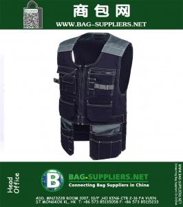 Mens Tool pockets vest Craftsman carpener Photography mechanic Work Vest workwear outdoor vest tool vest