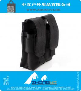 Militaire Verstelbare Double Pistol Magazine Pouch Tactische MOLLE Accessory Pistol zakjes voor Vest Belt Small Tool zaklamp Bag
