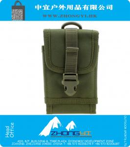 Sac Molle Sport militaire Pochette extérieure Armée Crochet boucle de ceinture Pochette Big téléphone portable poche