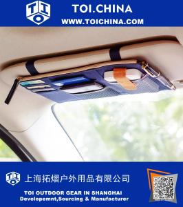 Multi-purpose Auto Car Sun Visor Organizer Pouch Bag Card Storage Holder