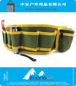 Mécanique multifonctions de matériel durable sac en toile outil Safe ceinture utilitaire poche Kit Sac Organisateur de poche de stockage