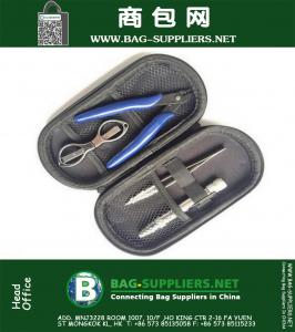 Multifuncional E Cig Tools Kit Bag Maleta Double Deck Vape bolso DIY para a embalagem Acessórios de cigarro eletrônico
