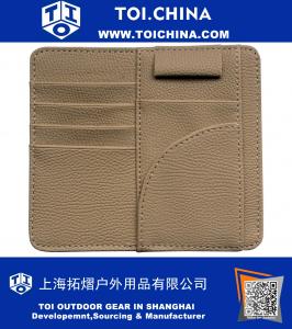 Muti-functionele auto auto zonneklep Holder Card Storage Holder Bag