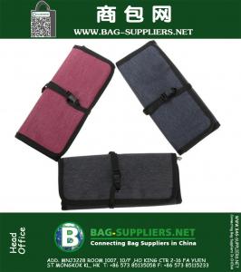 Originales de tres colores BUBM rollos primavera plegables lleva la caja del tamaño de M para el bolso de almacenamiento digital