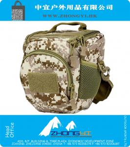 Outdoor Caça Millle 600D Nylon Camera Bag camuflagem militar Multi-missão Shoulder Bolsa Tactical EDC Utility Tool Pacote