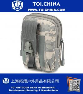 Outdoor Utility Waist Pockets Compact Tactical Molle Multi-Purpose Poly Tool Holder EDC Pouch Camo Bag Military Nylon Pack Camping Hiking Pouch