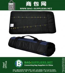 Oxford Canvas Chisel Roll Rolling Repairing Tool Utility Bag Multifunctional With Carrying Handles