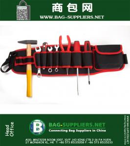 Oxford Tuch 10 in1 Elektriker Taillen-Taschen-Werkzeug-Gürteltasche Tasche Hämmer, Zangen und Schraubendreher Carry Case Halterung