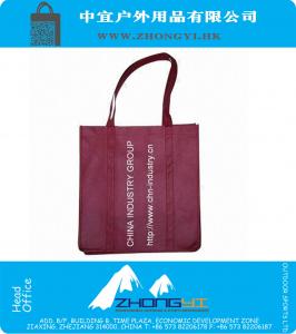 Bolsa de envío no tejida de PP, adecuada para anuncios y regalos promocionales, mide 30 x 22 x 10 cm