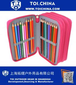 Pencil Holder, Handy Wareable Oxford lápis Caixa de lápis Organizador portátil Aquarela Lápis Enrole caso