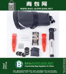 Portable Cycling Bike Multi-use Pumps Bicycle 11 in 1 Sets Bag Tire Repair Tools Kits