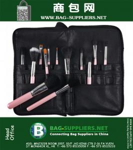 Maquillage portable Sac brosse Tablier Case 28 poches avec ceinture attache de la dragonne brosse cosmétiques stockage Organisateur Beauty Box Artiste outil