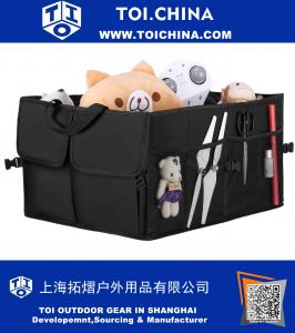 Premium Quality Auto Trunk Organizer for Truck Car SUV Durable and Non Slip Collapsible Cargo Storage and Bottom