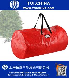 Premium Rode Kerstboom van de Vakantie Storage Bag