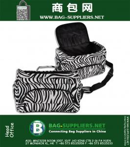 Profesyonel kuaför zebra kiti çanta taşınabilir bavul araç saç şekillendirme aracı saklama kutusu Clippers