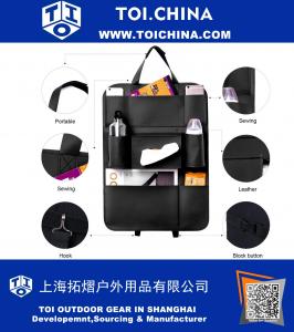 Pu Leather Seat Back Organizer for Car