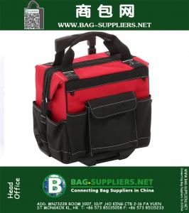 Herramienta de rodadura de mano de bonificación rojo bolsa de 18 pulgadas caja de herramienta de laminación Carro organizador