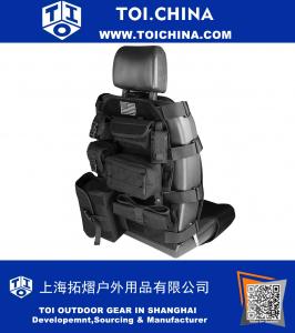 Sitzabdeckungs-Fall passen Jeep Wrangler Unlimited Seat Protector mit mehreren Taschen Heavy Duty-Sitzrückseiten-Auto-Organisator-Speicher Muti Compartments Halter Taschen