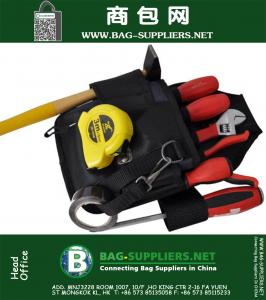 Small Leather Professional Electricians Tool Bag Oxford Fabric Electric Drill Bags And Waist Belt