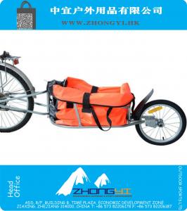Acero para bicicleta de carretera Remolque equipaje Una rueda de carro portador
