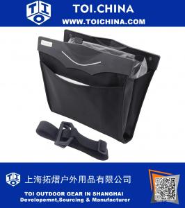 Stylish Car Storage Bag Vehicle Trash Bag Waterproof Magnetic Garbage Can For Car