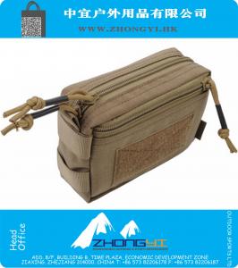 Tactical 1000D Molle Plug-in detritos saco da cintura Airsoft Militar Paintball EDC engrenagem Ferramenta Bolsa de armazenamento Bag