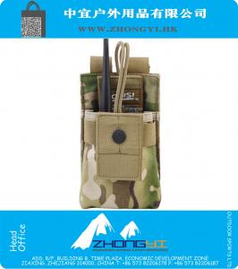 Tactical 1000D Molle Радио мешок высокого качества Nylon Радио Журнал Аксессуар Радио Чехол для мужчин на открытом воздухе Охота Пешеходный сумка
