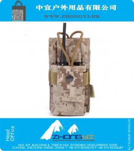 Tactical 1000D Molle Радио мешок высокого качество нейлон Радио Журнал Аксессуары Walkie Talkie сумка для наружной охоты Походного