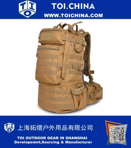 Taktik Taarruz Sırt Çantası Sırt Çantası Moore Lu Jun Donanma fazlası kamuflaj dişli torba 45 lt yürüyüş sırt çantası askeri sırt çantası açık yürüyüş kamp yürüyüş avcılık çanta