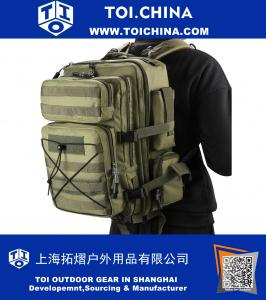 Tático Militar Backpack Mochila, Molle Bug Out Bag Mochilas para Outdoor Caminhadas Camping Trekking Caça 35L Saco