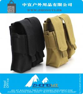 Tactical Molle Clip Double Magazine Pouch Bag Pistol Magazine Pouch Cartridge Clip Pouch