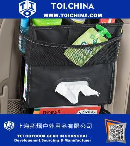 Tissue Pockets Car Seat Organizer