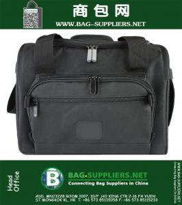 Viagem Cooler Bag preta com bagagem slot Handle