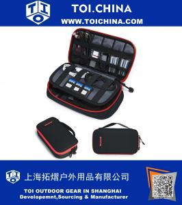 Organizador accesorios de viaje electrónica Espesar cable portátil bolsa caso